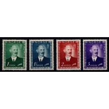 1946 Norge - AFA 329-32 - Haakon VII - Komplet sæt - Postfrisk.
